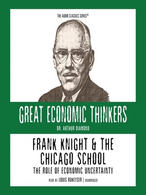 cover image of Frank Knight and the Chicago School